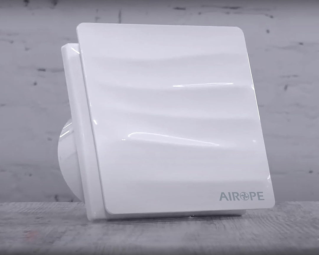 100 mm,Badlüfter Ventilator,Modernes Design und ästhetischer Look, Abluftventilator mit Rückschlagve