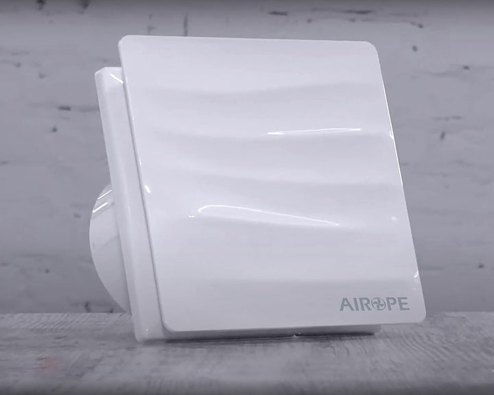 100 mm,Badlüfter Ventilator,Modernes Design und ästhetischer Look, Abluftventilator mit Rückschlagve