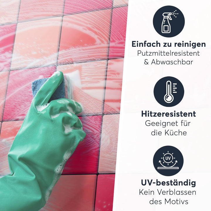 Fliesenmosaik I Klebefolie Fliesen Sticker Aufkleber Bad u. Küche Fliesen Wand Deko - Fliesen renovi