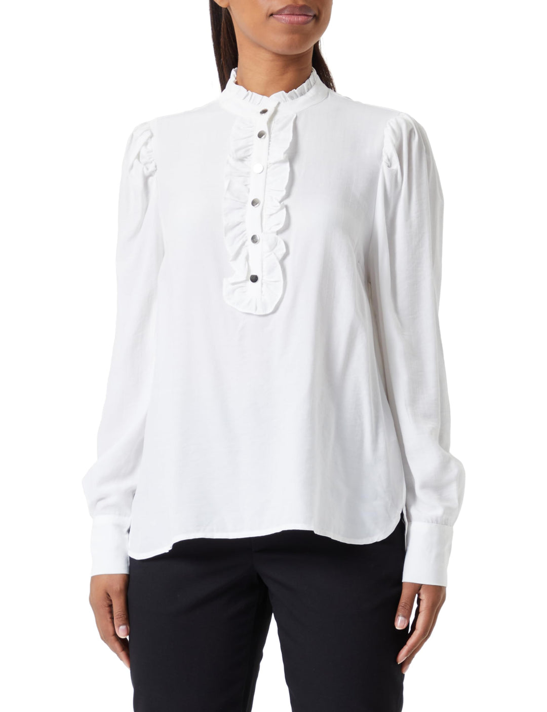 Freequent Damen Fqapril-sh Hemd XS Off White, XS Off White