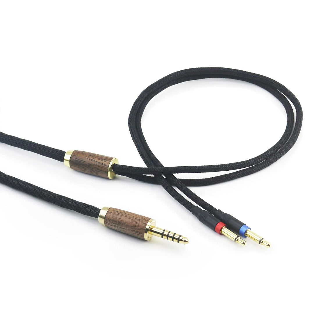 4,4 mm symmetrisches Stecker 6N OCC Kupferkabel 4,4 mm symmetrisches Kabel kompatibel mit Denon AH-D