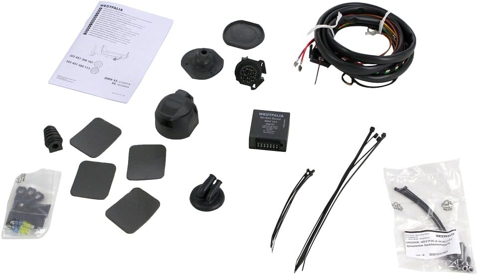 Westfalia Abnehmbare Anhängerkupplung für BMW X5 (E70) (BJ 01/2007-11/2013) - im Set mit 13-pol. fzg