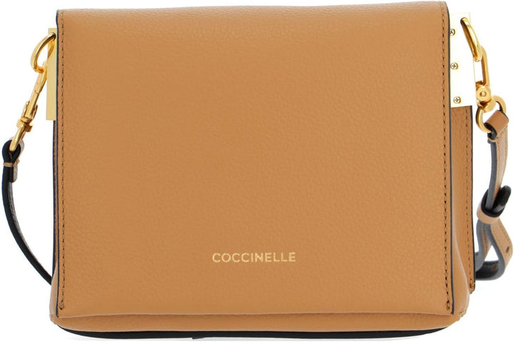 Coccinelle Louise Crossbody Warm Beige/Noir