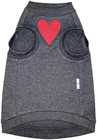 Kotomoda Katze T-Shirt I Love You dunkelgrau (L), L