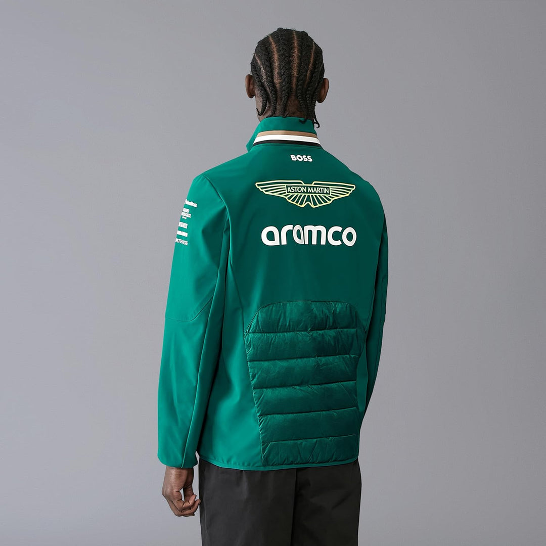 Herren 2024 Hybrid Team Jacke mit Thermore Polsterung - Grün, S