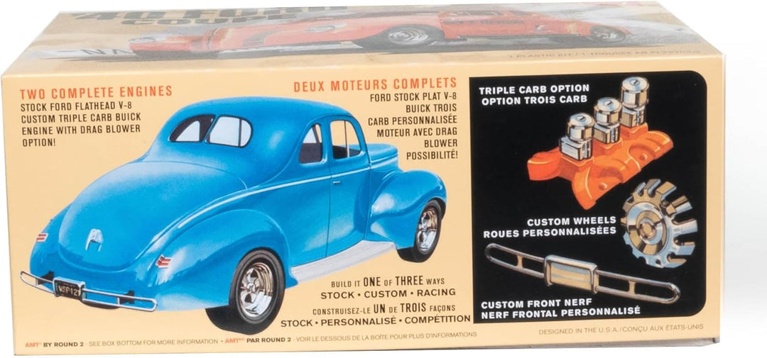 AMT 591141 1/25 1940er Ford Coupe 2T Modellbausatz, verschieden