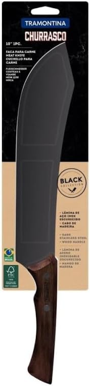 Tramontina CHURRASCO BLACK Fleischmesser, Klingenlänge 25 cm