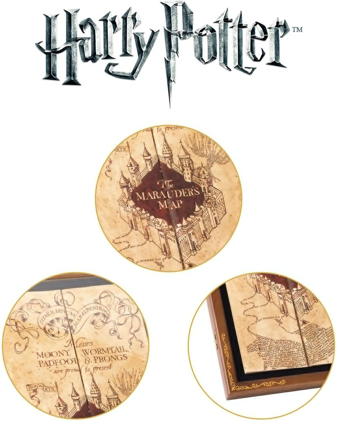 Noble Collection The Marauder Map Display Case