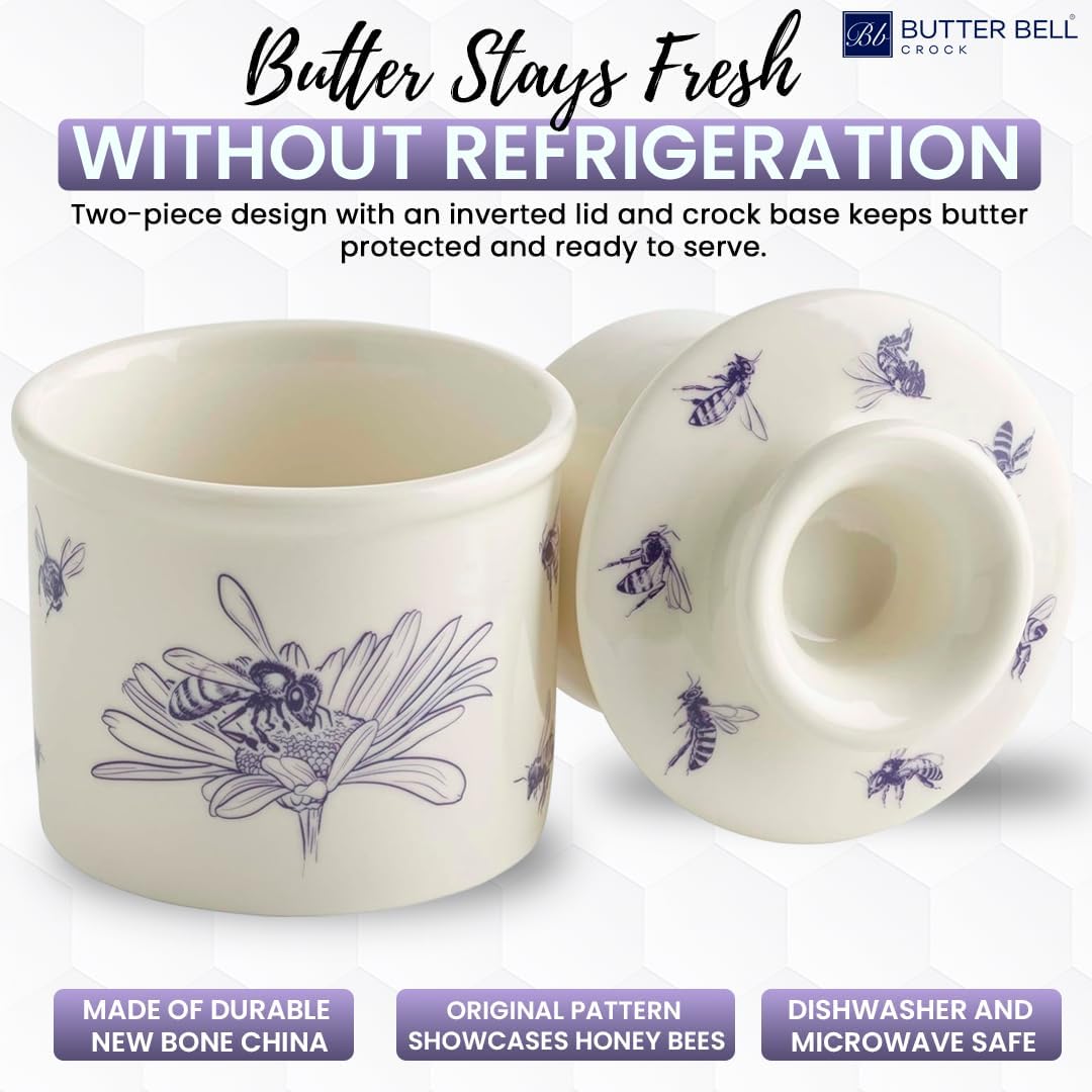 Butter Bell - Der originale Butter Bell Topf von L Tremain, eine französische Keramik-Butterdose mit