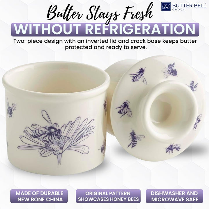 Butter Bell - Der originale Butter Bell Topf von L Tremain, eine französische Keramik-Butterdose mit