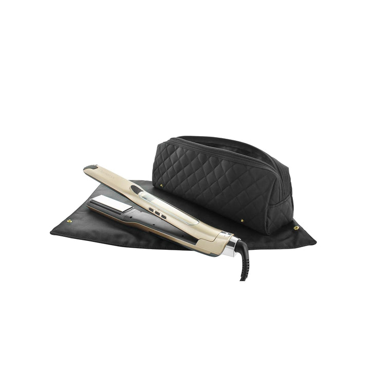 Demeliss Matte &amp; Etui für Glätteisen – Hitzebeständig 2-in-1 – Kompatibel mit Demeliss TITANIUM, ONE