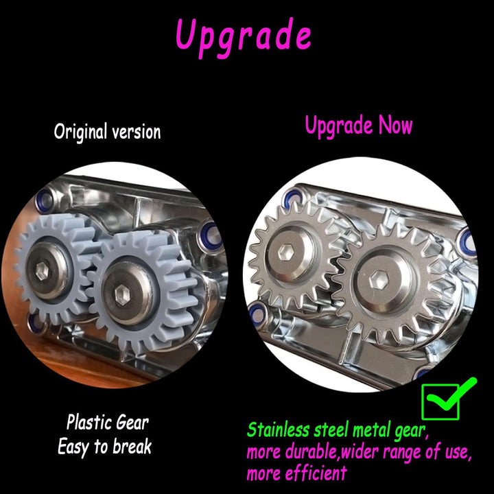[Upgrade] Fleischklopfer für alle KitchenAid Haushalts-Standmixer - Mixerzubehör Aufsatz [Keine Marm