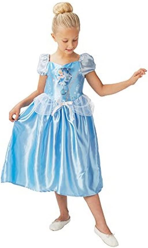 Rubie's IT620640-S, Kostüm Cenerentola Disney Princess, Bambini, Azzurro,Grösse L (7 - 8 Jahre) / 12