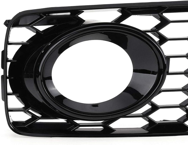 GSRECY Links Rechts Schwarz Nebelscheinwerfer Stossstangengrillabdeckung Für S5 B8 Coupe A5 S-Line 2