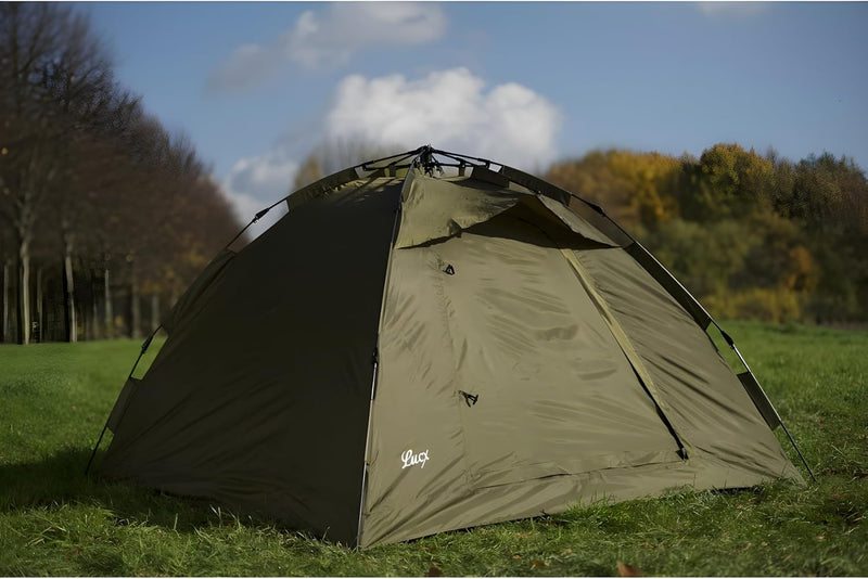 Lucx® Ruck Zuck Zelt/Angelzelt / 1-2 Man Bivvy / 1-2 Mann Karpfenzelt/Campingzelt/Sekundenzelt/Schne
