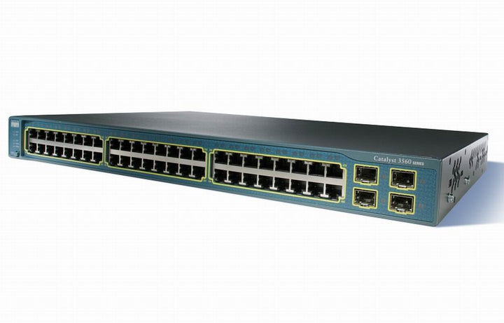 Cisco Systems Catalyst 3560-48TS SMI Switch Fast 48 x RJ45 10/100 + 4 x MiniGBIC 19