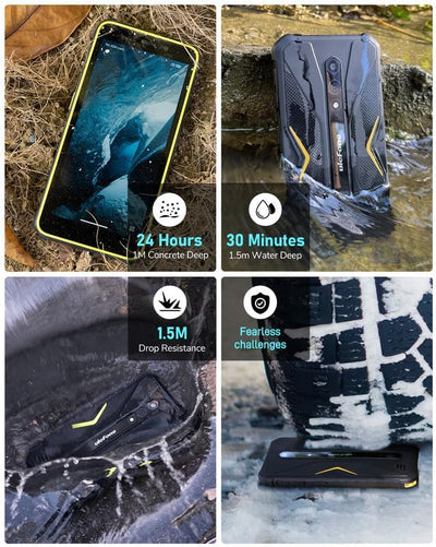 Ulefone Armor X12 Outdoor Handy, 6GB + 32GB/256GB SD Smartphone ohne vertrag Android 13 Go, 4860mAh