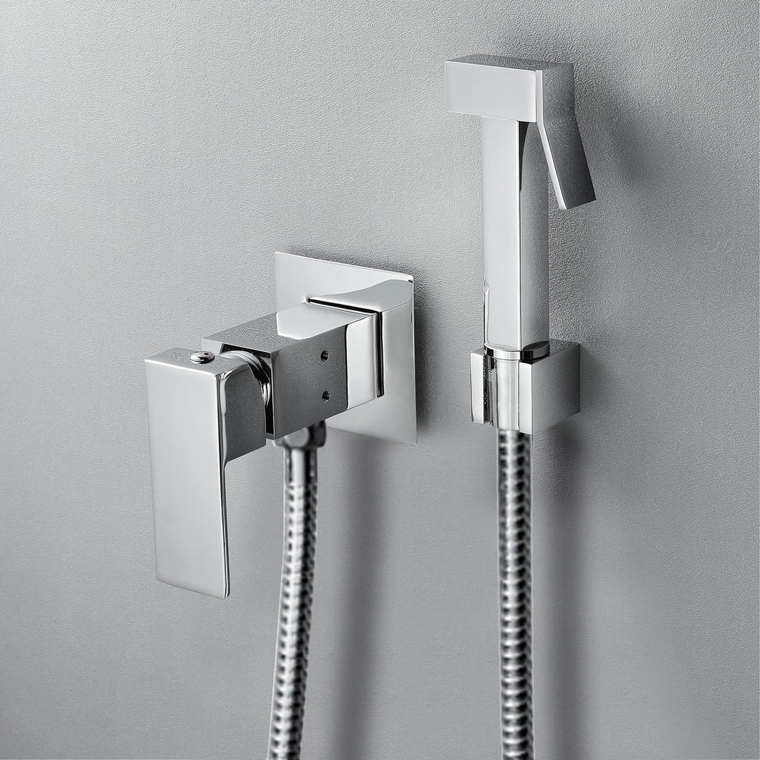 ESOP Bidet Handbrause Toilette Chrom Messing Bidet Handbrause Sprayer für Bidet Armaturen WC, Bidet