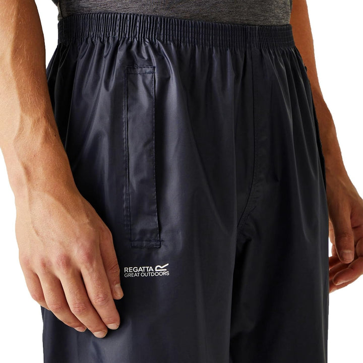 Regatta Pack It Herren Outdoor-Überhose, wasserdicht M Navy, M Navy