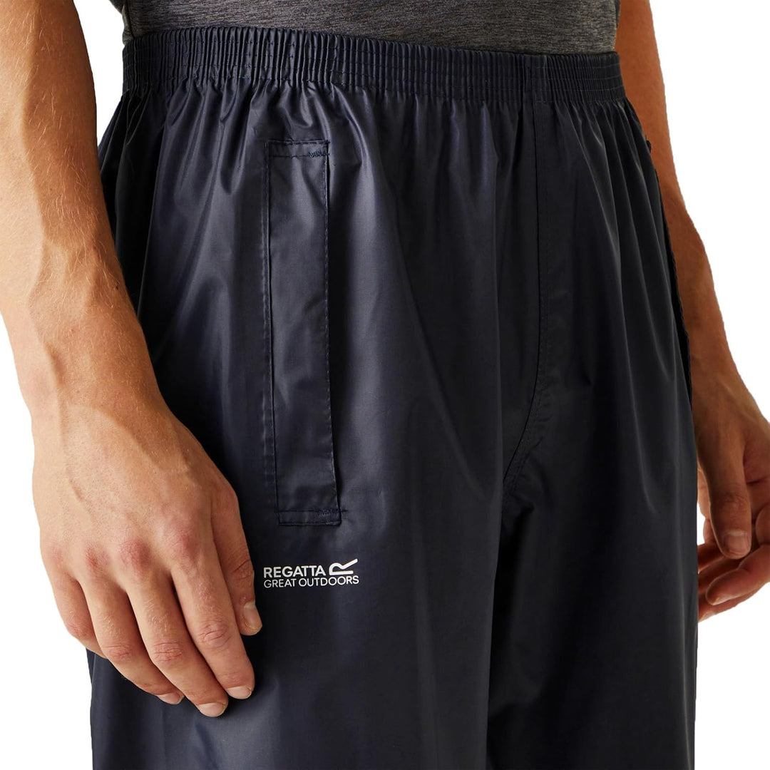 Regatta Pack It Herren Outdoor-Überhose, wasserdicht M Navy, M Navy