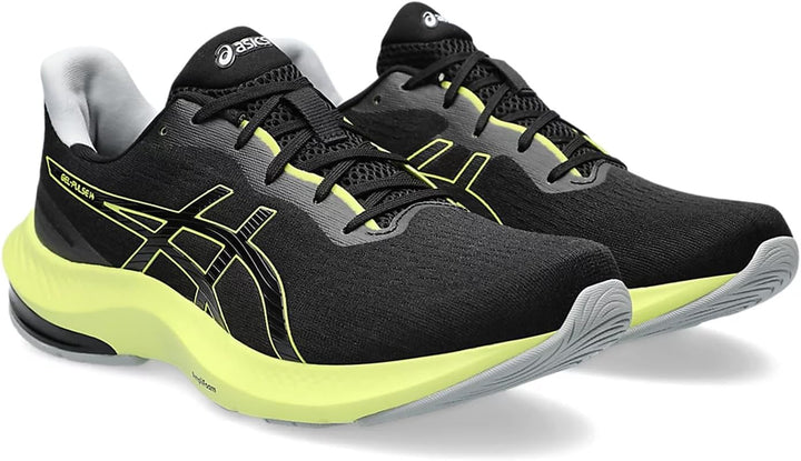 ASICS Herren Gel-Pulse 14 Running Shoes 46.5 EU Black Glow Yellow, 46.5 EU Black Glow Yellow