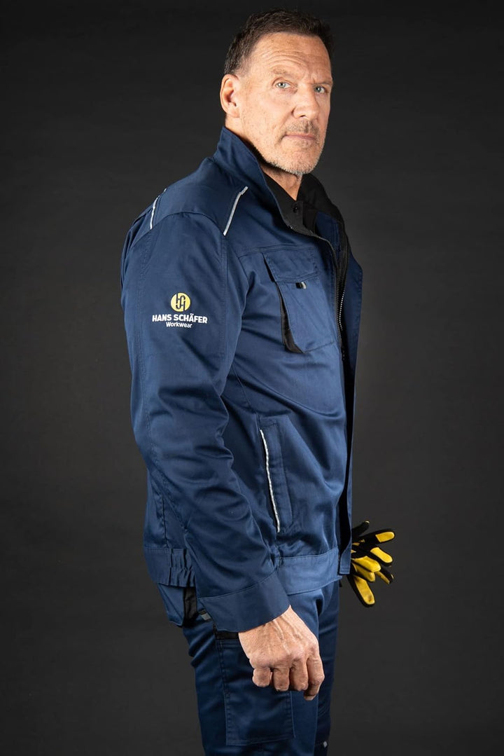 Hans Schäfer Workwear HSW Professional – Arbeitsjacke für Herren – Bequeme und strapazierfähige Bund