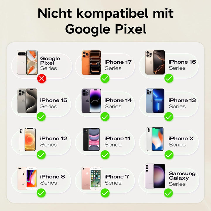 Rollei Easy Creator Selfie Monitor Handy Rückkamera Magnetisch Vlog Bildschirm Kompatibel mit Smartp