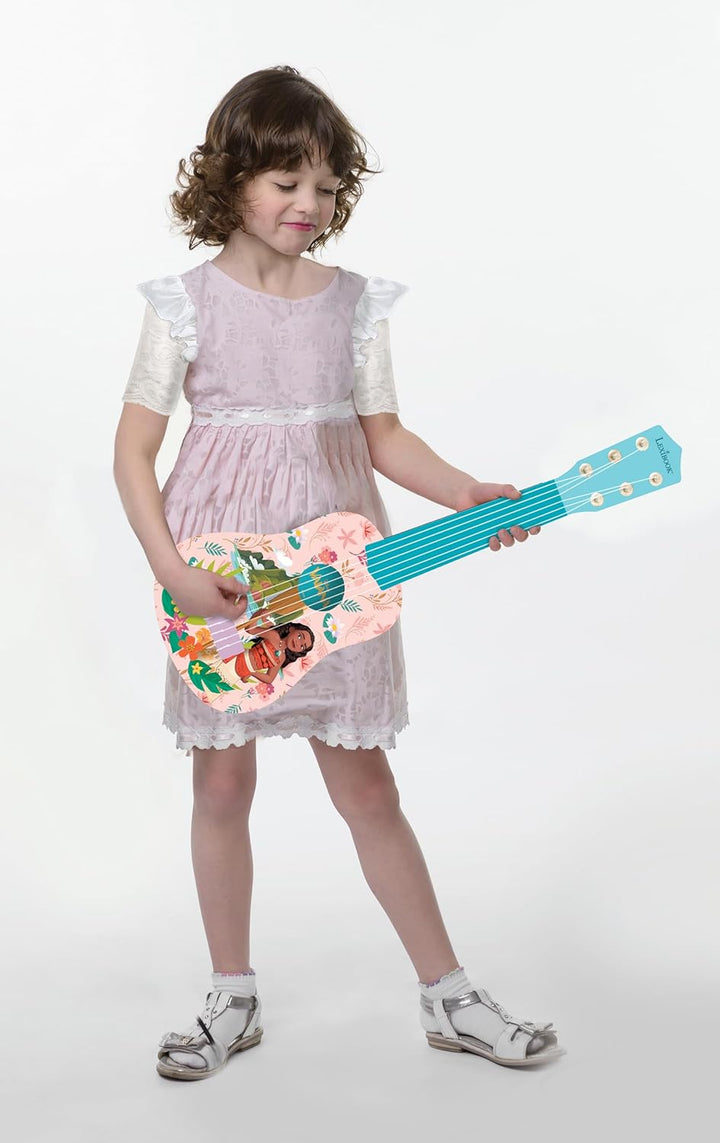 Lexibook K200VN Disney Moana/Vaiana/Oceania, erste Gitarre für Kinder, 6 Nylonsaiten, 53 cm, Anleitu