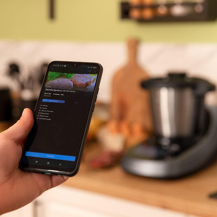 Cecotec Multifunktionsküchenroboter Mambo Touch, 1600 W, 37 Funktionen, 5-Zoll-TFT-Touchscreen mit i