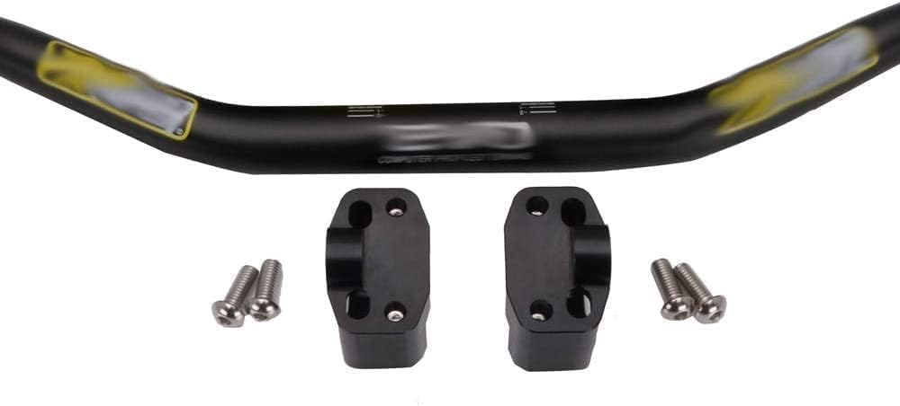JFG RACING 28mm Motorrad Lenker,Motorrad 800MM Lenker Hand Fat Bar Pads Klemmhalterung für KX KXF YZ