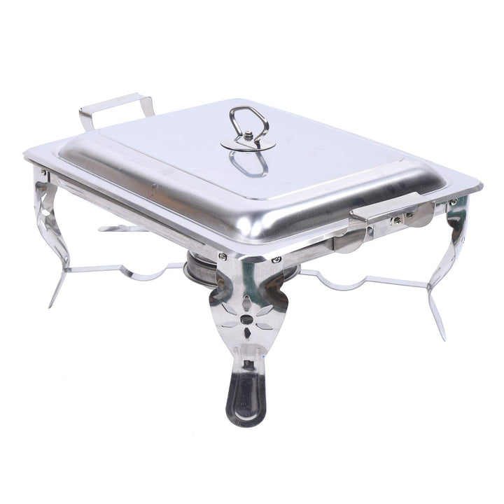 6L Chafing Dish Warmhaltebehälter, Speisenwärmer Edelstahl Buffetwärmer Catering Rechaud Gastronomie