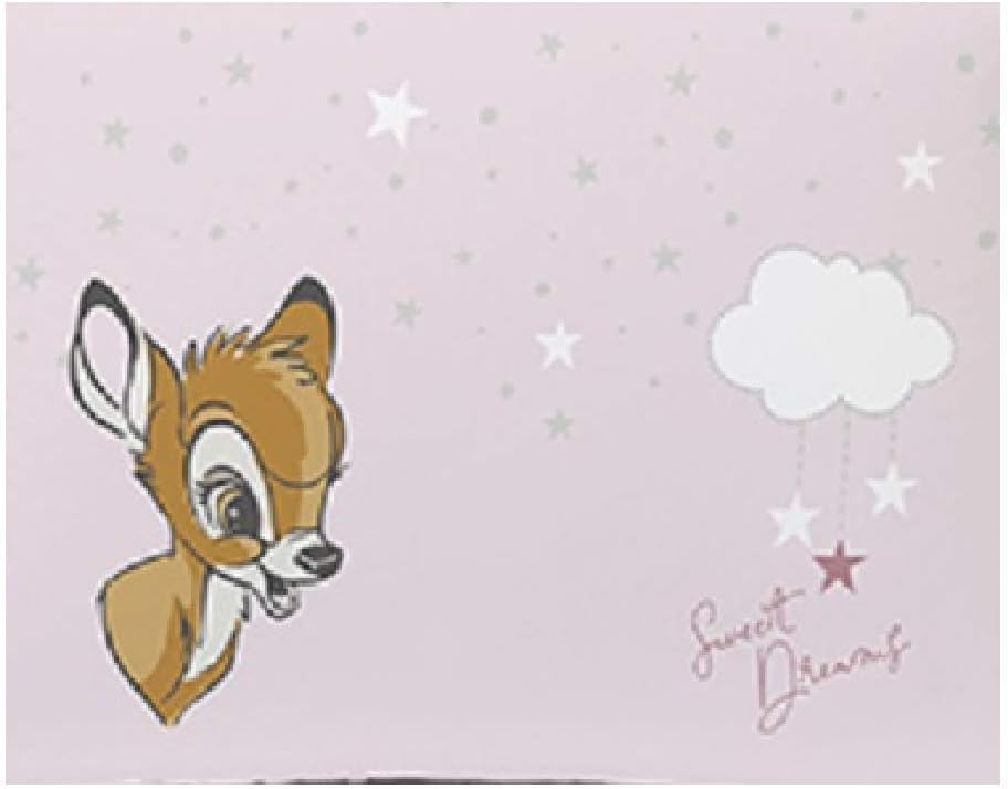 Bettendreams Disney Kleinkind Baby-Bettwäsche Bambi Dreams 100x135 + 40x60 cm 100% Baumwolle Klopfer