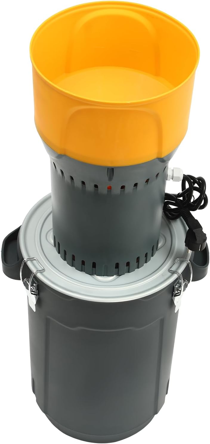Elektrische Getreidemühle 1000W mit 25L - Schrotmühle mit Edelstahlklingen, 300 kg/h, Kommerzieller