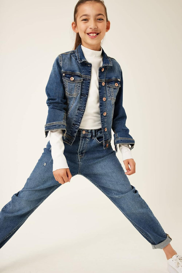 GARCIA Mädchen Jeans Evelin 134 Dark Used, 134 Dark Used