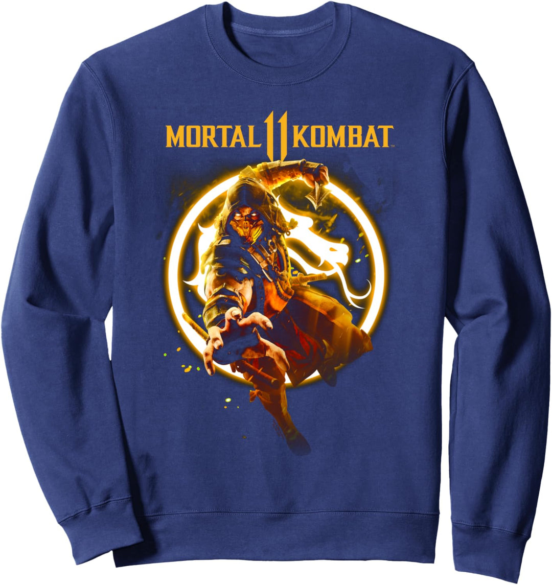 Mortal Kombat 11 Scorpion Flames Sweatshirt