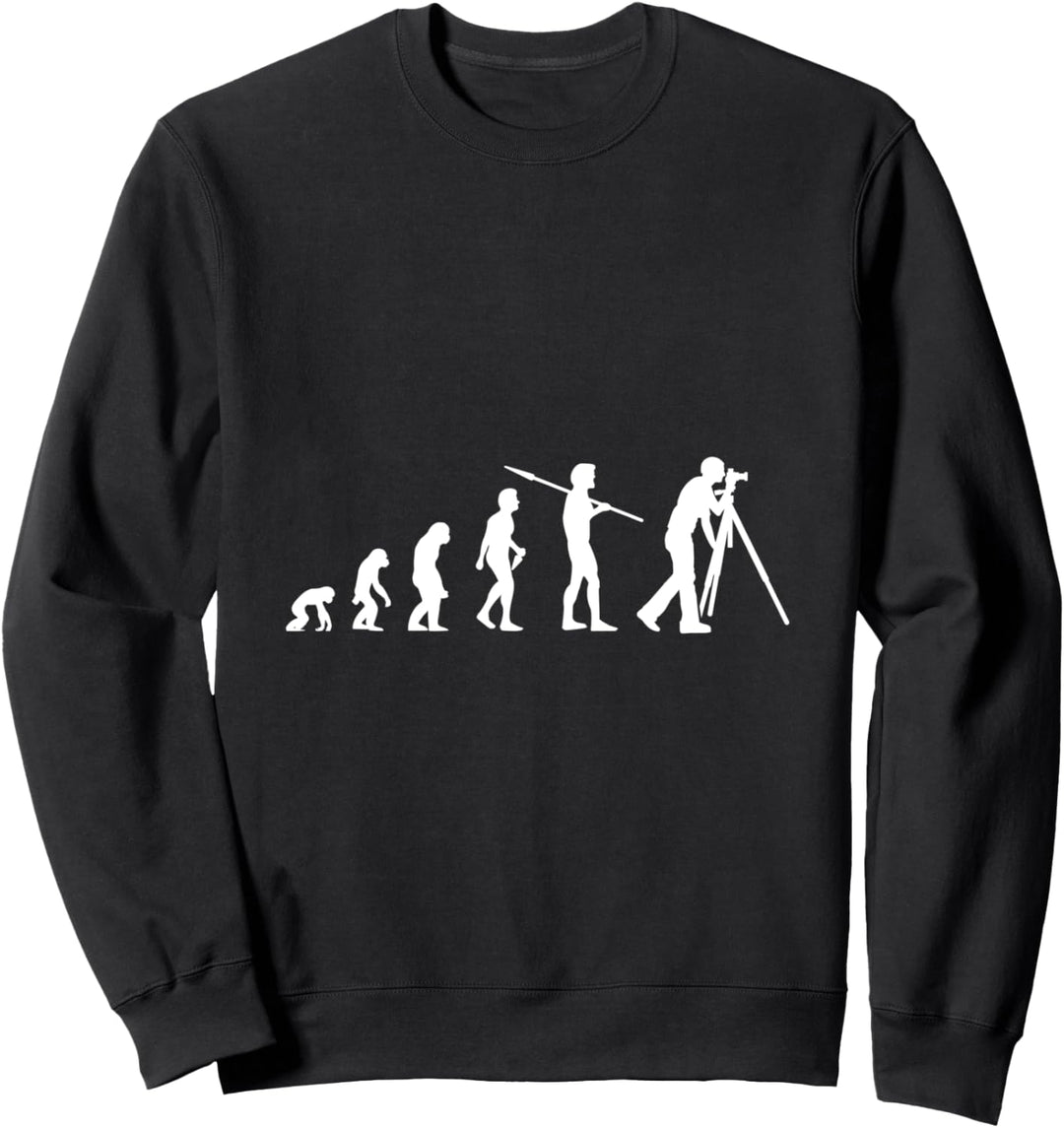 Fotograf Evolution Fotografie Fotografieren Foto Fotografen Sweatshirt