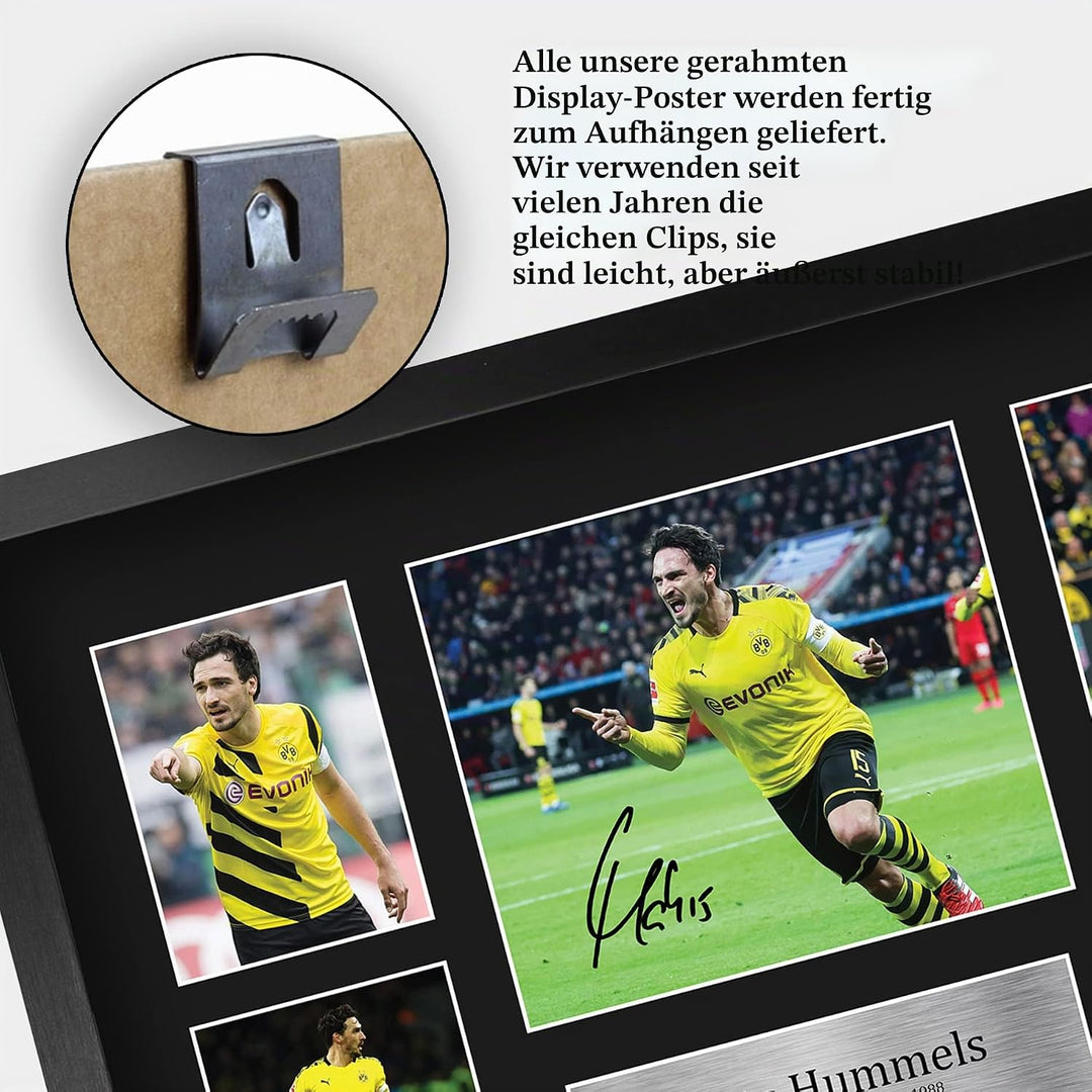 HWC Trading FR A3 Mats Hummels Borussia Dortmund Gedruckte Erinnerungsstücke Signiert Autogramm Foto