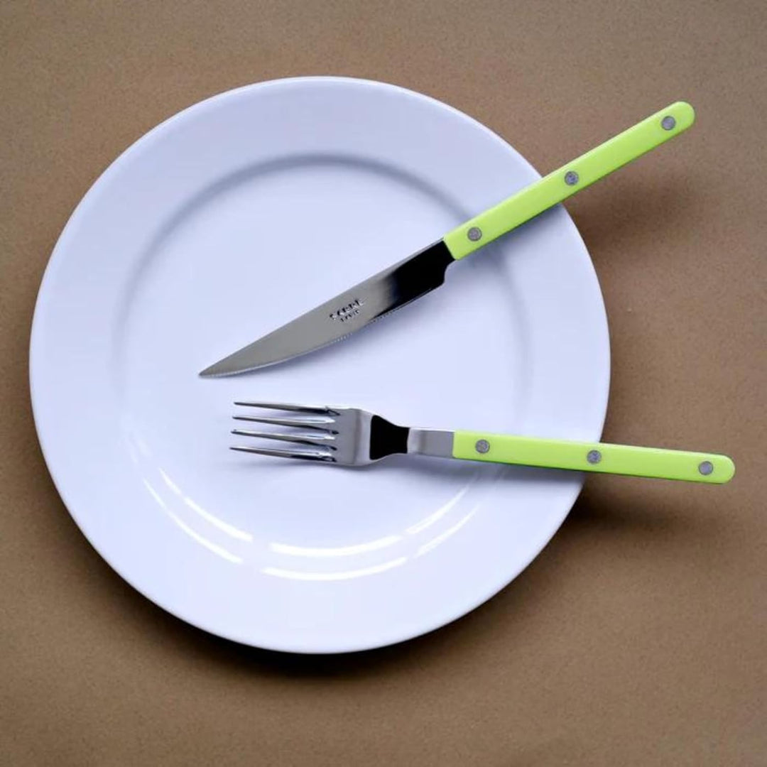 SABRE PARIS - Tafelbesteck, 5-teilig - Bistrot - Messer, Gabel, Esslöffel, Teelöffel & Kuchengabel -