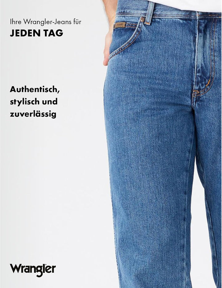 Wrangler Herren Texas Jeans 29W / 32L Blau (Stonewash 096), 29W / 32L Blau (Stonewash 096)
