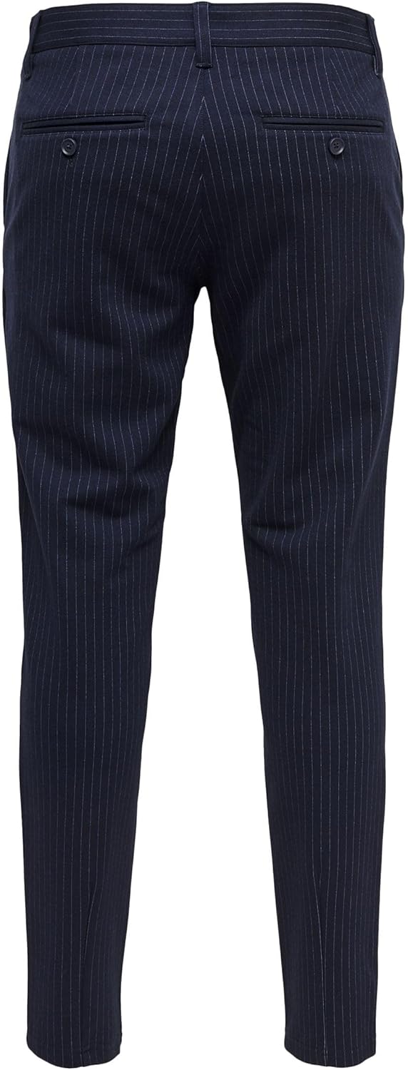 ONLY & SONS Male Chino Hose ONSMARK Verjüngt Chino Hose 28W / 30L Blau (Night Sky), 28W / 30L Blau (