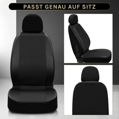 WOLTU AS7323 Universal Auto Sitzbezüge für Transporter, 1+2 Sitzbezug Schonbezüge aus Polyester & au