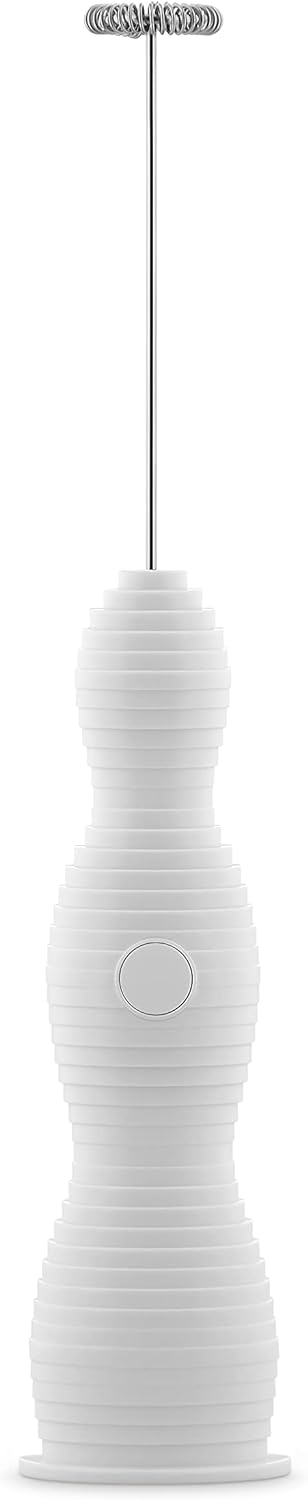 Alessi Pulcina MDL11 W - Rührbesen für Milchaufschäumer Design, aus Thermoplastischem Harz, Schneebe