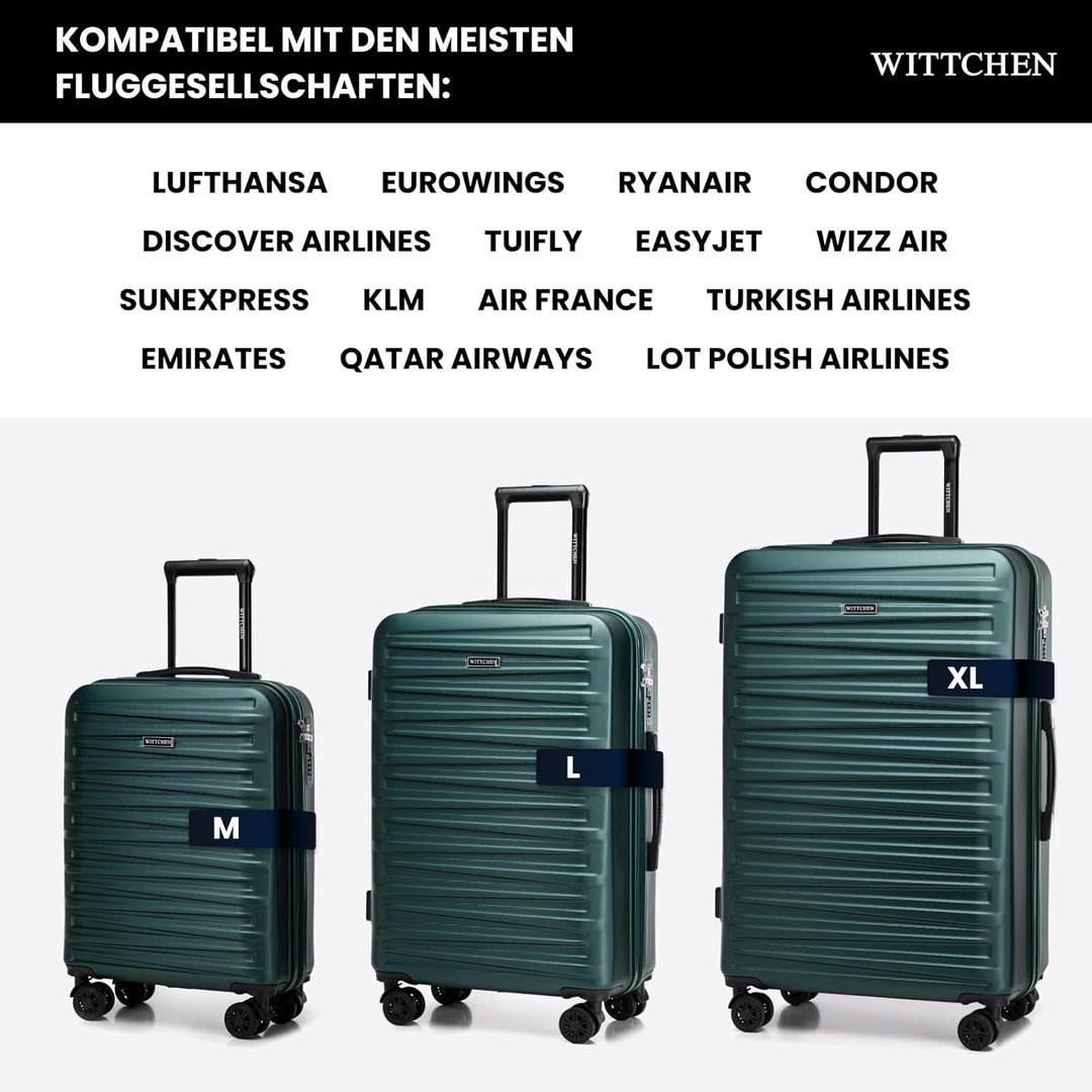 WITTCHEN Skyspeed Line Kabinenkoffer Free on Board Kabinengepäck Kleiner Koffer Hartschalenkoffer AB
