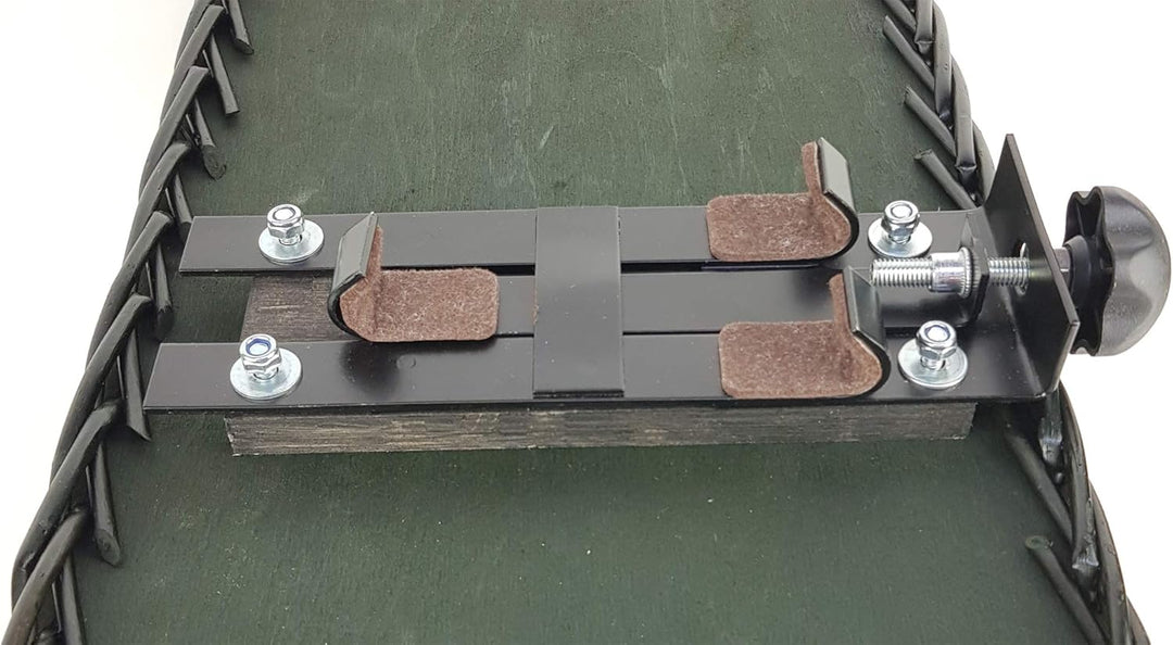 Tigana Hundefahrradkorb für Gepäckträger aus Weide 60 x 39 cm Schwarz Gitter Tierkorb Hinterradkorb