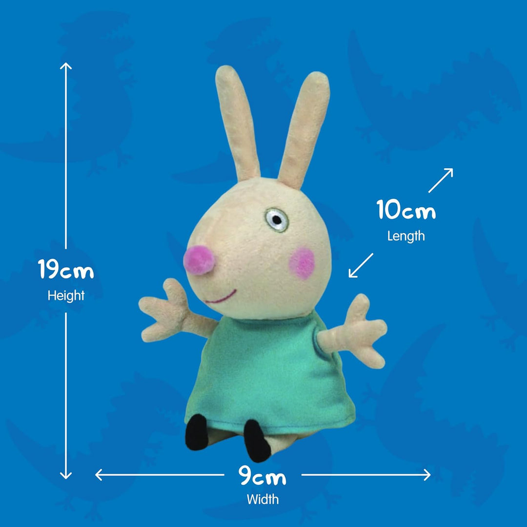 TY 46140 - Peppa Baby - Beanie Babies Luisa Löffel Hase - Plüsch, 15 cm