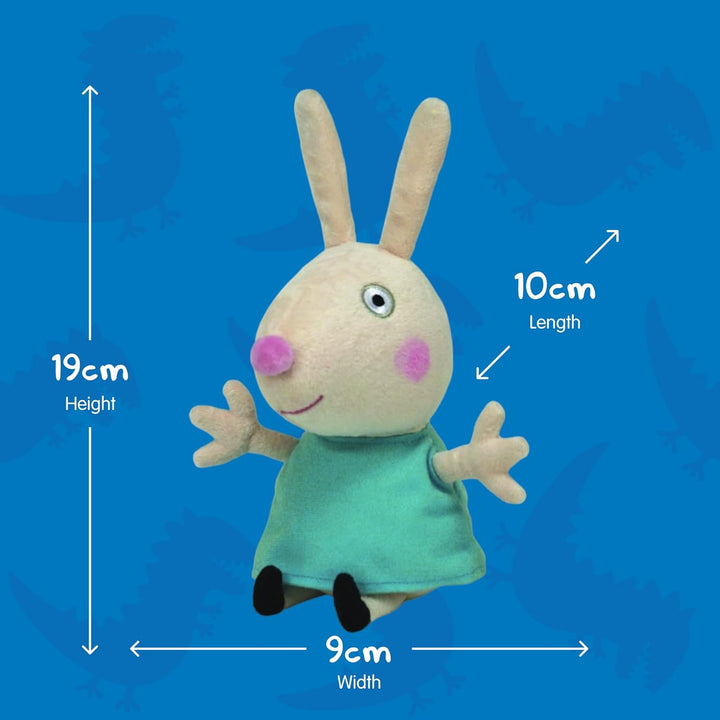 TY 46140 - Peppa Baby - Beanie Babies Luisa Löffel Hase - Plüsch, 15 cm