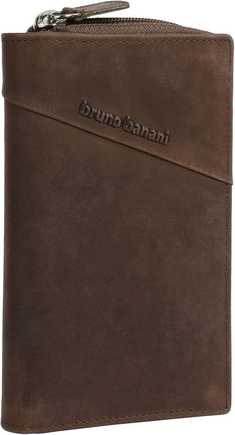 bruno banani Geldbörse Echt Leder Cognac Damen - 021337, Cognac