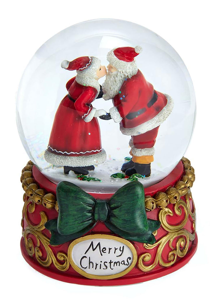 Kurt S. Adler Kurt Adler Musik Mr. &amp; Mrs. Claus, 100 mm Schneekugel, Mehrfarbig, 100 mm