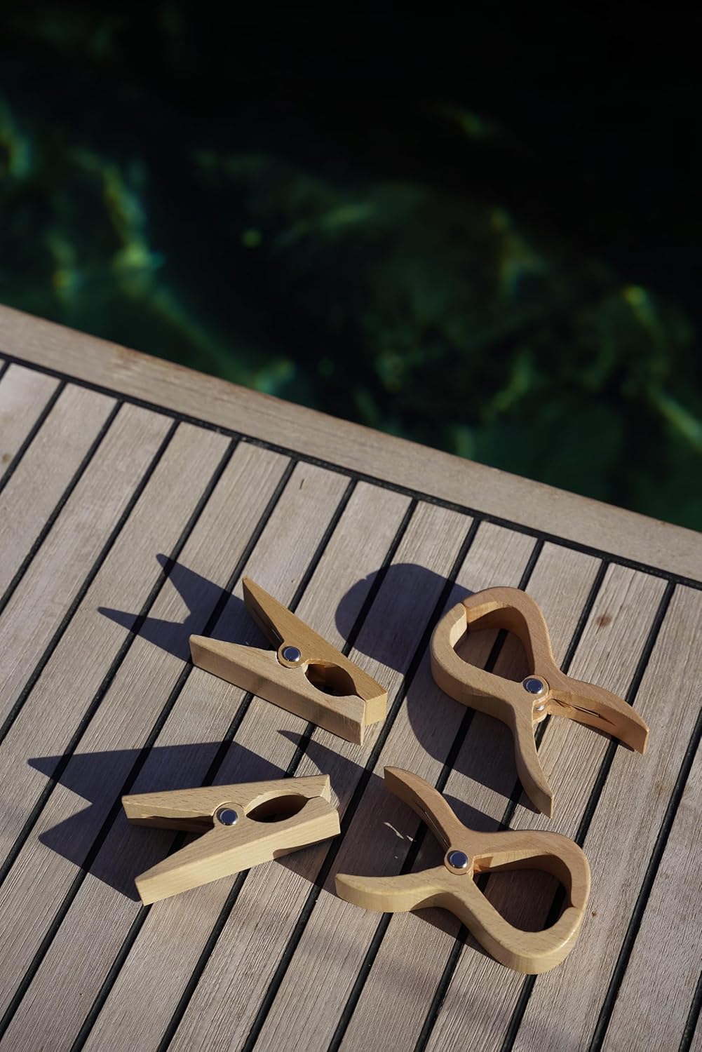 Accessories Spezielle Grosse Clips aus Holz Strand Klammern für Strandtuch Wäscheklammern Klammer St