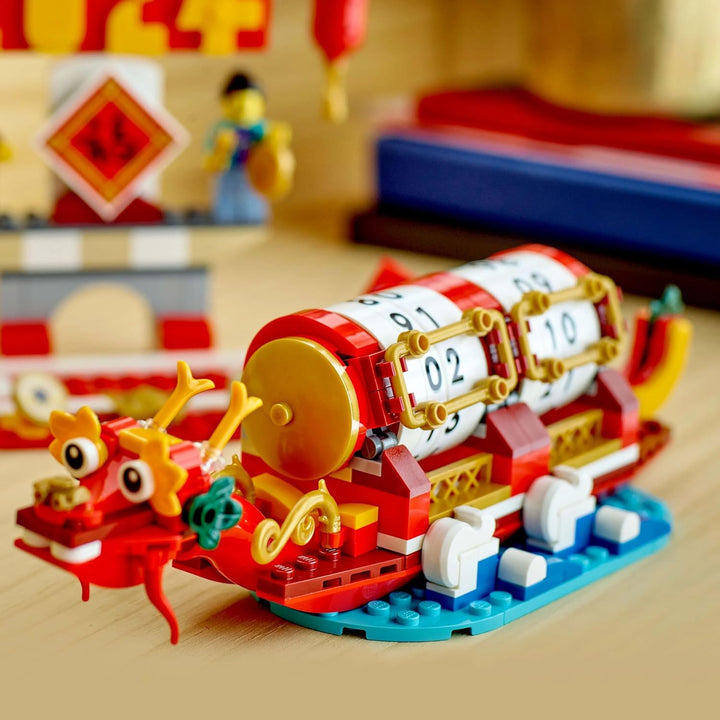 LEGO Feiertagskalender, Geschenk zu chinesischen Feiertagen für Jungen und Mädchen, Bauset zum Mondn